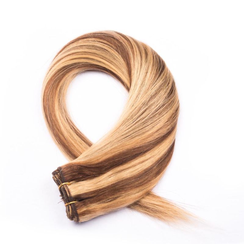 Natural Hair Extension Remy Human Hair Weft