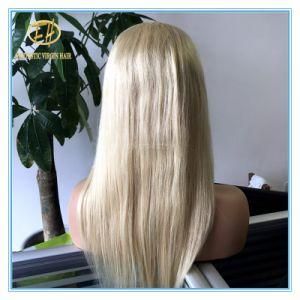High Quality Hot Sales 613 Blond Color Straight Human Hair Lace Wigs with Factory Price Wig-049