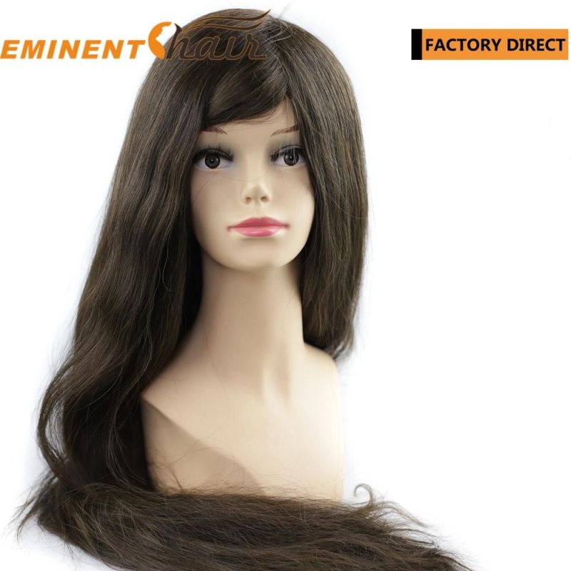 Factory Wholesale Human Brazilian Front Lace Wig Muses Wave Silk Top Curly Women Remy Hair Wig