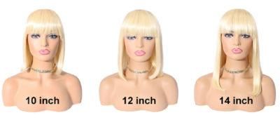 Large Stock for Black Friday 1b/613 Blonde Machine Made Human Hair Wigs 8-14 Inch Glueless Bob Short Wig Black Women