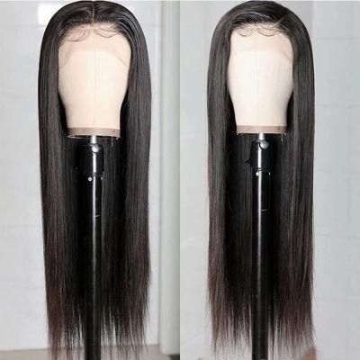 10A Straight HD Lace Front Wigs Human Hair 180% Density 13X4 Brazilian Straight Virgin Lace Frontal Wigs Human Hair Pre Plucked with Baby Hair