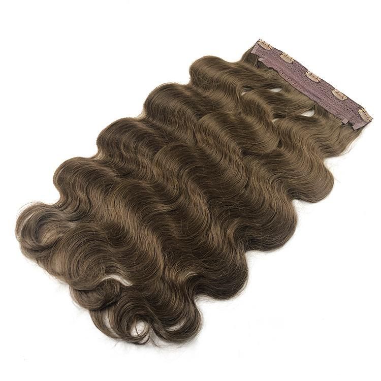 Cuticle Aligned Brazilian Body Wave Human Hair Halo Hair Extensions #2