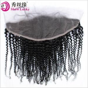 Wholesale Frontals 10A Cuticle Aligned Hair Factory 13*4 Eat to Ear Kinky Curly Full Lace Frontal Closure Virgin Indian Human Hair