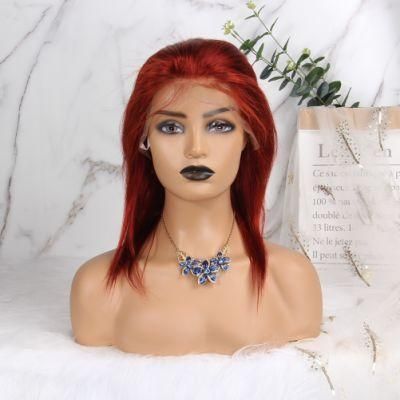 13X6 T Part HD Transparent Lace Front Human Hair Wigs Remy Brazilian Water Wave Human Hair Lace Wigs with Baby Hair 120%