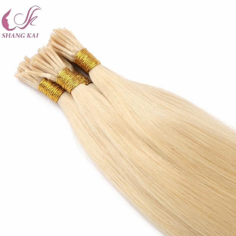 I Tip Hair Extension Double Drawn Brazilian Human Hair Extension Stick Hair