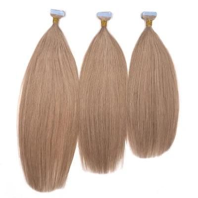 100% Raw Cuticle Aligned Tape in Hair Extensions Straight