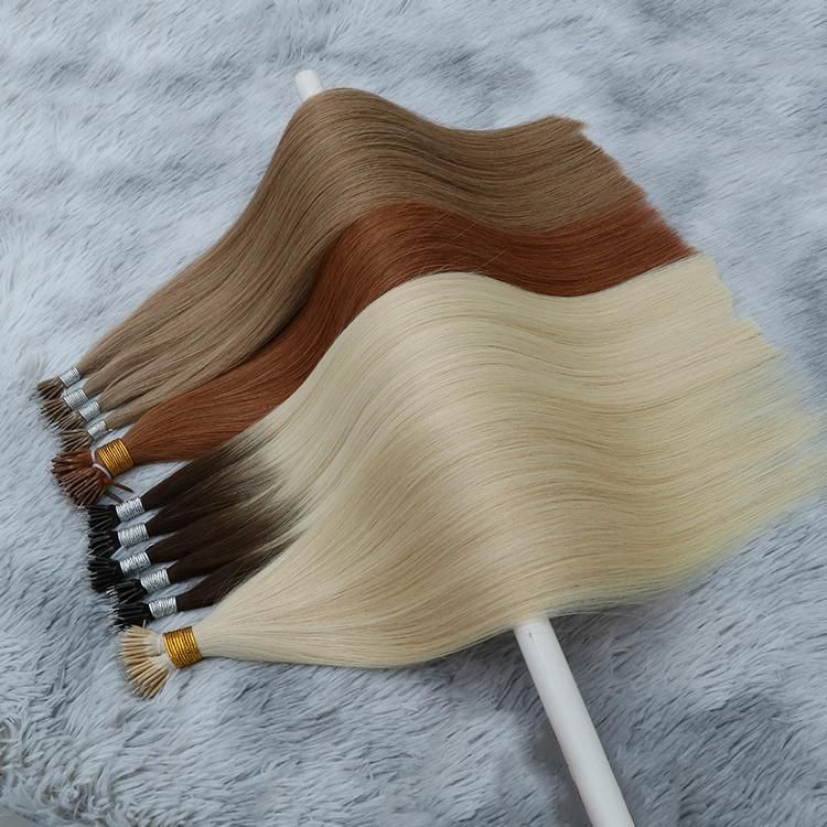 12A Brazilian 100% Human Hair Silky Straight Raw Nano Ring Hair Weft