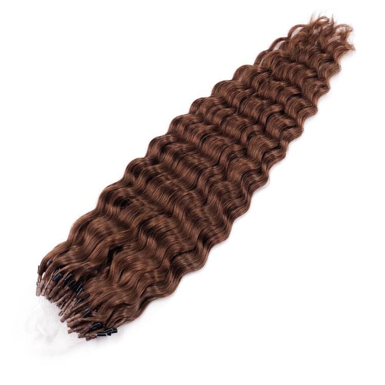 Wholesale Price Micro Links Remy Virgin Human Hair Kinky Curly Hair Extension