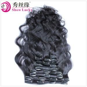 New Hair Product Wholesale Cheap Virgin Remy Raw Chinese Human Hair Clips in Hair Body Wave