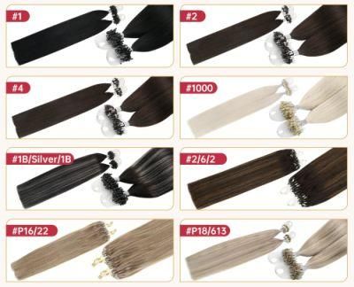 Micro Loop Hair Extensions Human Hair Micro Bead Micro Links