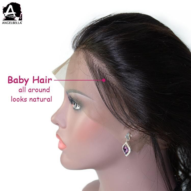 Angelbella Best Quality Cheap Price Lace Frontal Virgin Human Hair Top 360 Lace Frontals