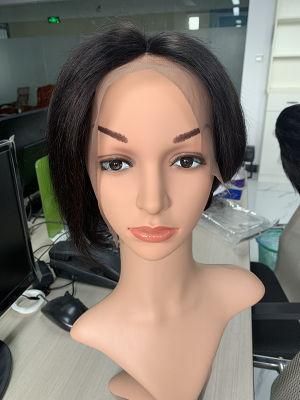 Peruvian Straight Wigs Short Wigs Human Hair Lace Front 13X4 Wig