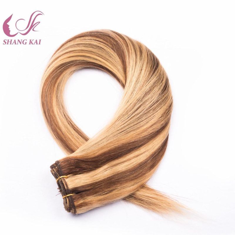 High Quality Doube Drawn Cuticle Aligned Brazilian Human Hair Extension 100% Human Hair Weaving/Weft