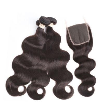 Human Virgin Brazilian Hair Extension of Hair Bundle with Body Wave