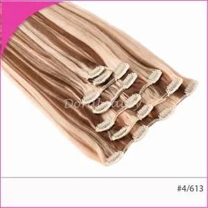 Piano Colored Human Hair Comb on Hair Weft Extensions