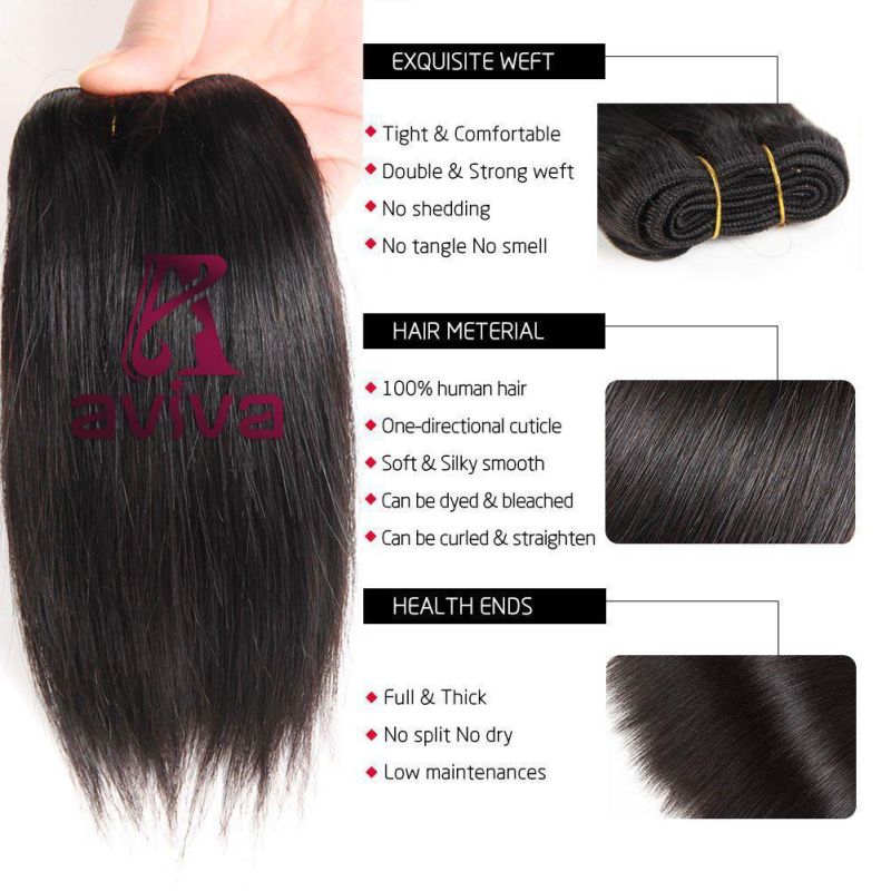 100% Raw Virgin Unprocessed Brazilian Human Hair Extension