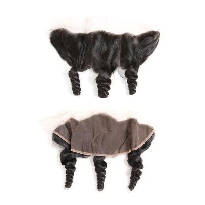 10A Grade Brazilian Remy Human Hair Loose Wave 13*4 Lace Closure