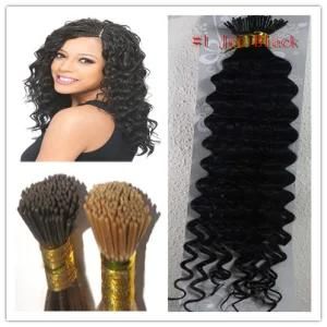 High Quality Keratin I-Tip Brazilian Human Hair, Easy DIY 100g 18 20 22 24 26 28 30 32 Inch Hair