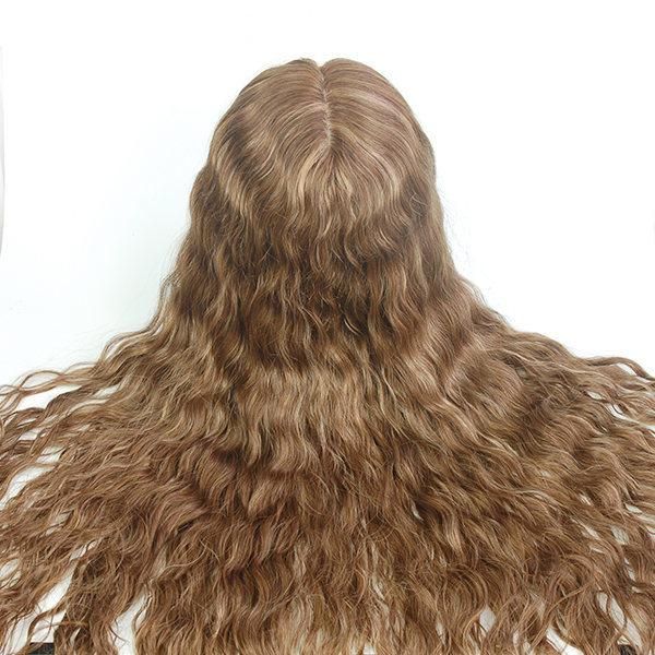 Human Hair Invisible Knots Silk Top Full Lace Hair System
