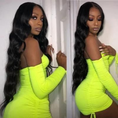 Kbeth Wholesale Unprocessed Raw Indian Hair Virgin Cuticle Aligned Human Full Lace Loose Wave Wigs for Black Ladies