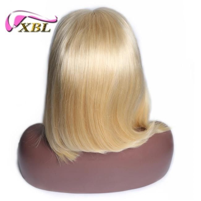 Xbl Wholesale Brazilian Hair 10A Blonde Color Bob Wig