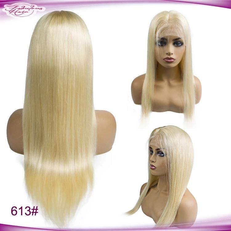 Virgin Hair 613 HD Transparent Full Lace Human Hair Wig