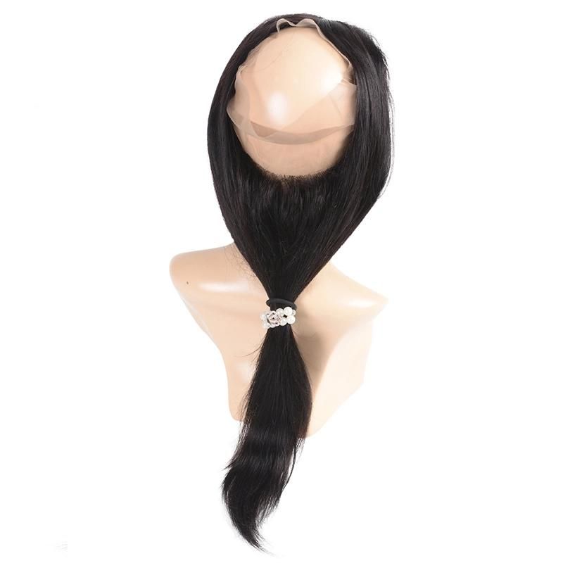 Top Quality Natural Color Virgin Human Hair 360 Lace Frontal