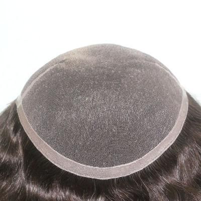 Full Lace Base Custom Made for Comfort and Invisiblity - Men&prime;s Toupe Wig