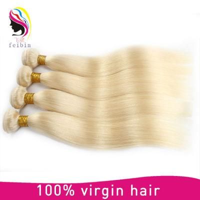 Wholesale Straight Human Hair 613# Blonde 100% Virgin Remy Hair Bundles