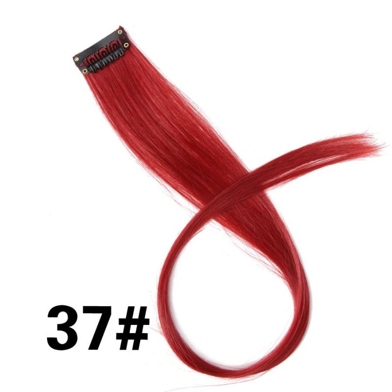 Synthetic Clip on Hair Extension 57color