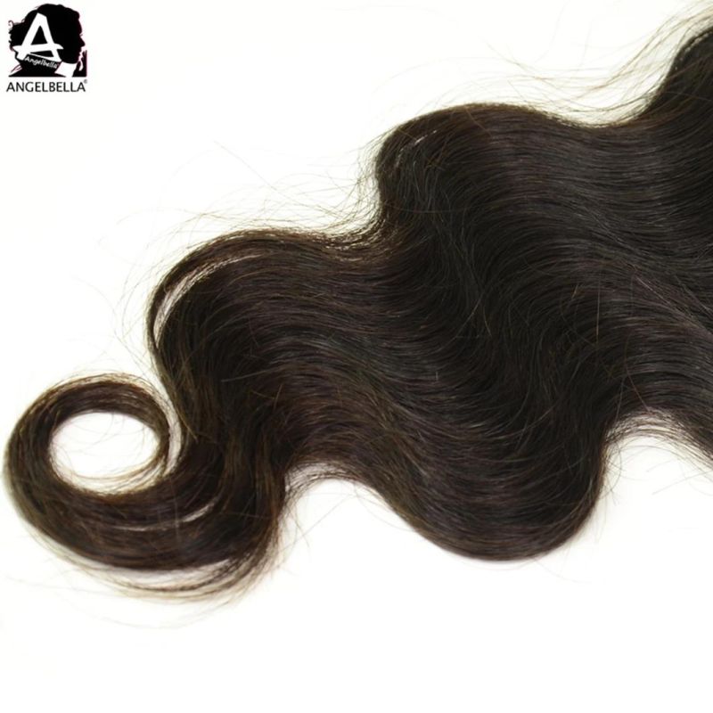 Angelbella 100% Mink Brazilian Remy Hair Closure Body Wave 4X4 Swiss Lace Closures