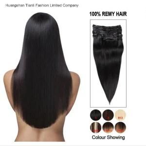 Hair Wavy Clip-in Human Hair Extensions China Hair Factory