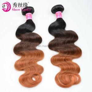 Natural Human Hair Unprocessed Remy Chinese Body Wave Virgin Muti Color Ombre Hair