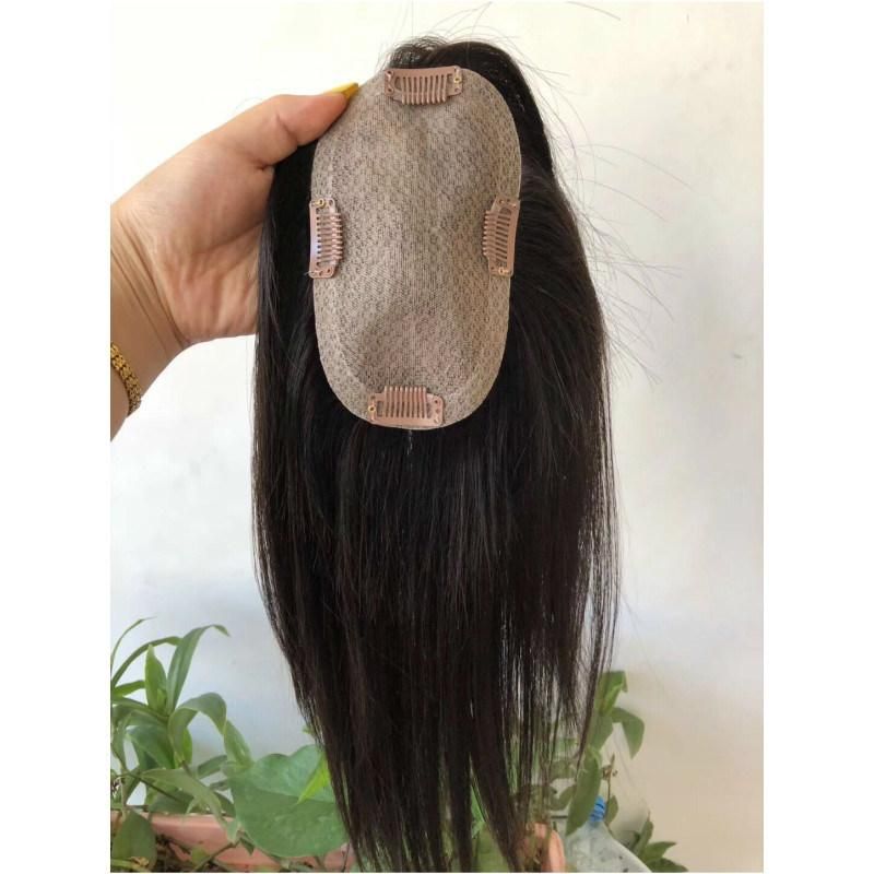 Mono Base Hair Topper Best Quality Virgin Remy Human Hair