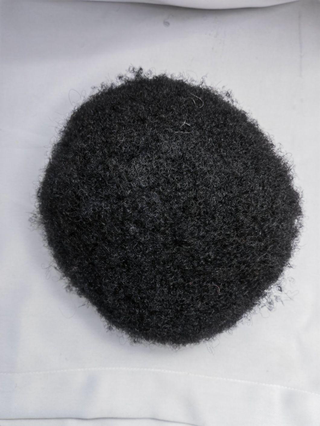 2022 Best Custom Made Natural Fine Mono Base Human Hair Toupee Made of Remy Human Hair