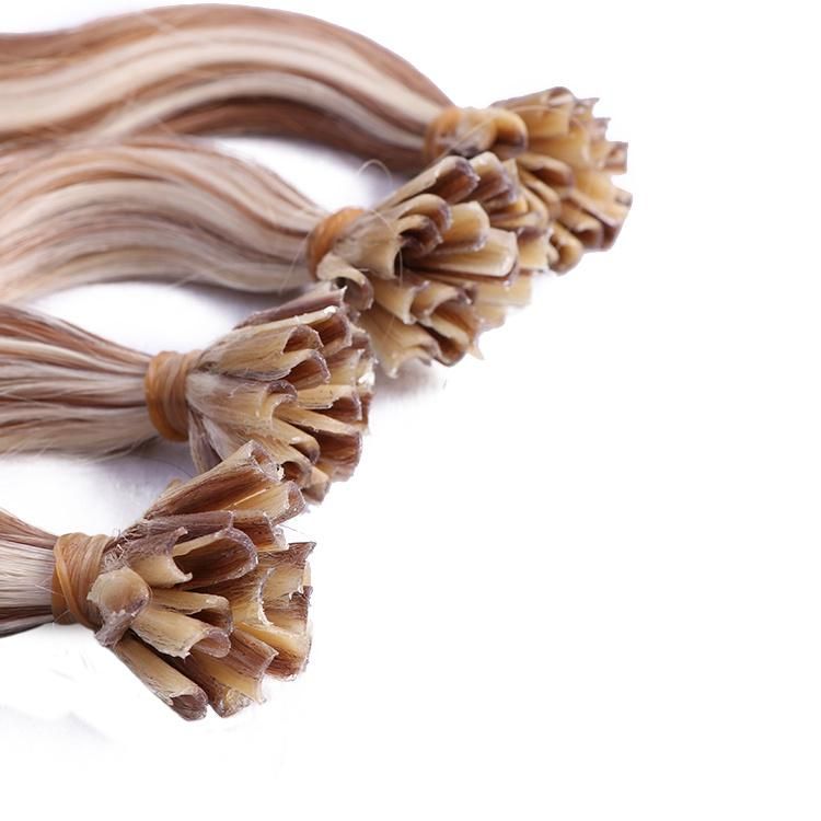 12A Brazilian Cuticle Aligned U Tip Ombre Color Body Wave Hair Extension