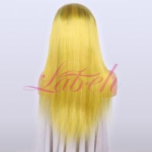 Brazilian High Quality 1b Yelllow Lace Front Wigs
