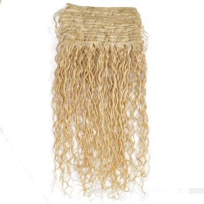 Loose Wave 12A Virgin Human Hair Hand Tied Weft Hair Extension