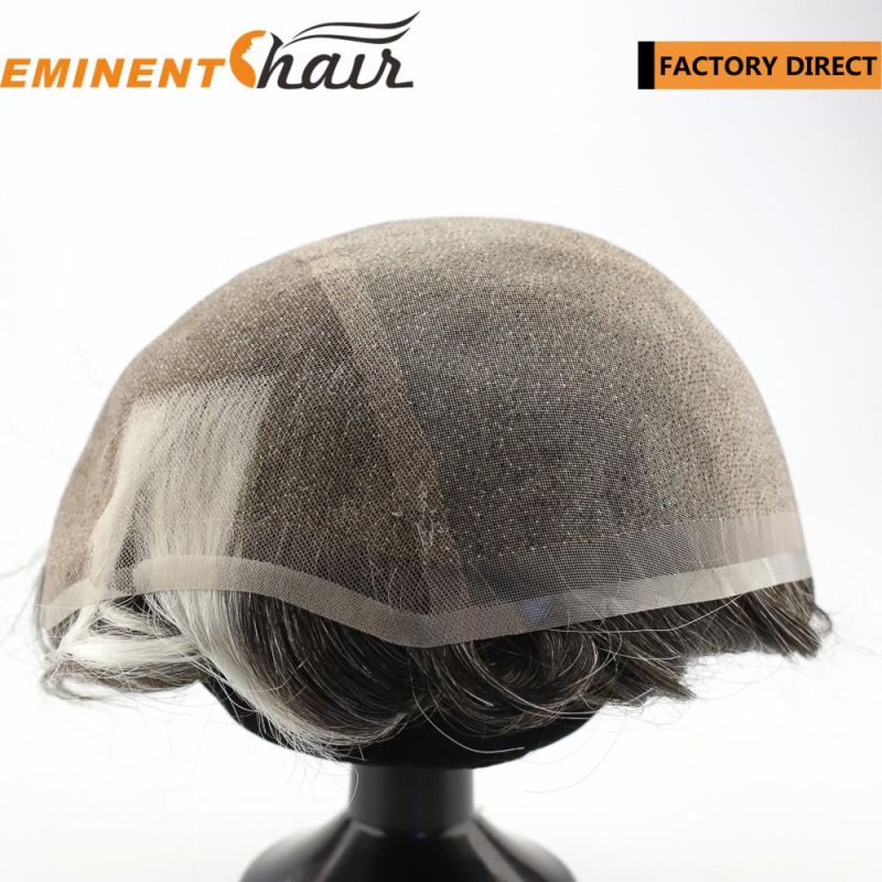 Natural Hairline Human Hair Lace Toupee