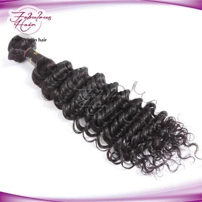 Deep Wave Natural Black Human Indian Remy Hair