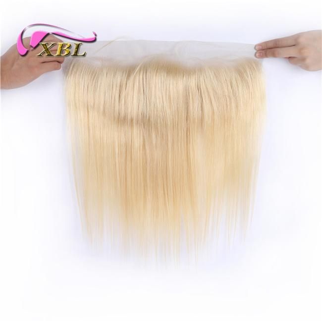 Blonde Color #613 Brazilian Human Hair Lace Frontal Ear to Ear Closure