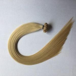 24# Keratin Flat Nail Tip Brazilian Virgin Remy Human Hair Extensions