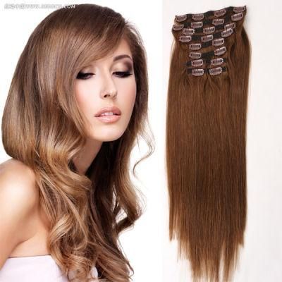 100% Human Hair Clip on Hair Extensions Body Wave