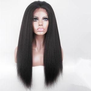 Kinky Straight Human Remy Hair Wigs Full Lace and Lace Front