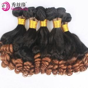 Wholesale 100% Unprocessed Funmi Curls Virgin Hair Weave Two Tone Ombre Color 1b/30 1b/27 99j 10A Raw Peruvian Remy Human Hair Extension