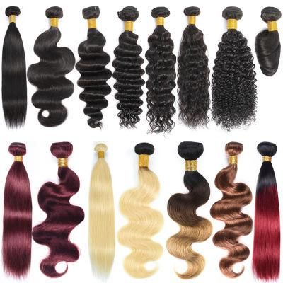 Kbeth Free Sample Hair Bundle Raw Virgin Cuticle Aligned Hair, Human Hair Weave Bundle, Wholesale Raw Brazilian Virgin Human Hair Vendor