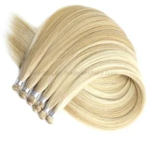 100% Double Drawn Remy Human Hair Extension Hand Tied Virgin Chinese Hair Weft