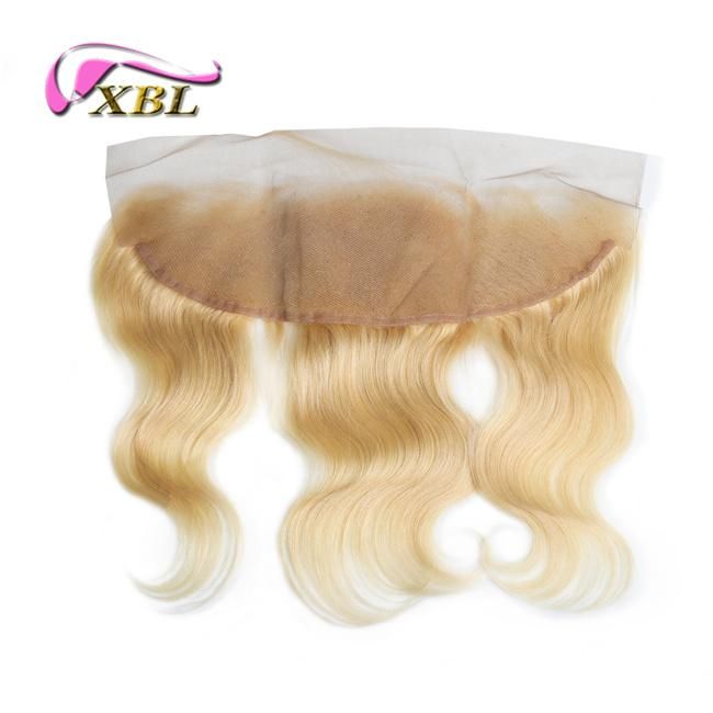 Blonde Color #613 Brazilian Human Hair Lace Frontal Ear to Ear Closure
