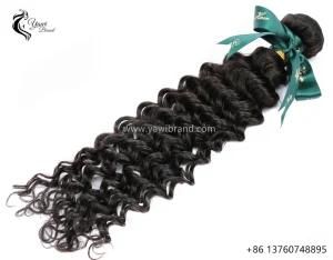 9A Malaysian Deep Wave 100% Virgin Hair Weft Natural Black Wholesale