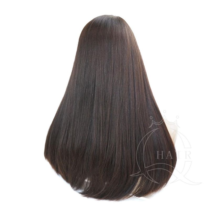 China Wholesale Natural Human Hair Virgin Hair Unprocess Hair European Hair Brazilian Hair Silk Top Wig Kosher Wig Top Lace Wig Front Lace Wig